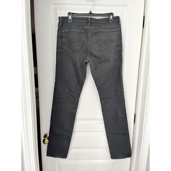 AG Adriano Goldschmied Premiere Skinny Straight Distressed Pocket Jeans - Picture 2 of 13